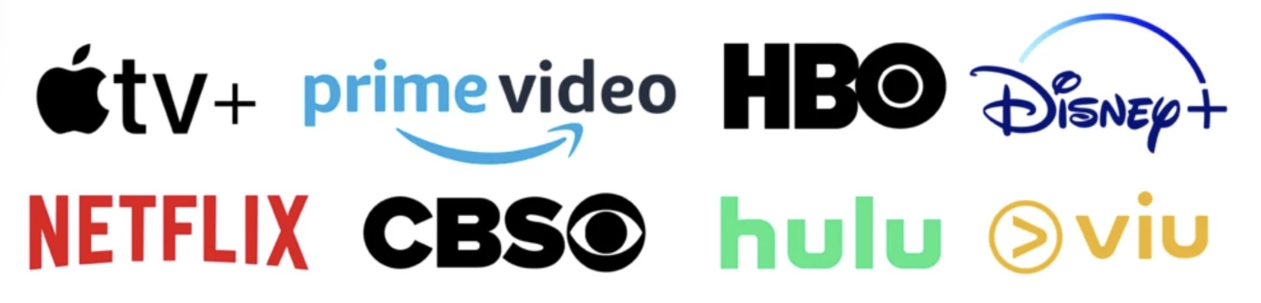 Streaming TV logos